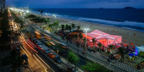 Henning Larsen Architects completes sail-covered pavilion at Rio Olympics