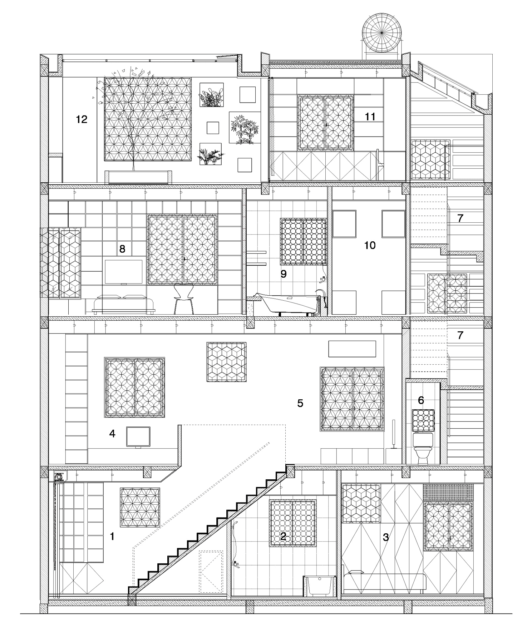 Hem House in Vietnam by Sanuki Daisuke