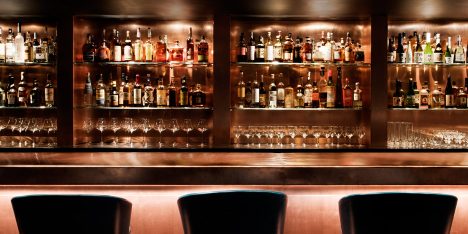 Tom Dixon designs “darkly theatrical” Himitsu cocktail lounge in Atlanta