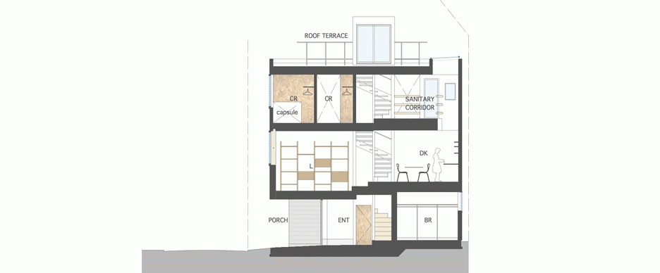 house-at-hommachi-atelier-hako-architects-skinny-houses-shinsuke-kera-urban-arts_dezeen_05