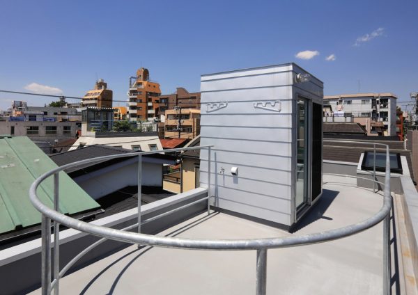 Four-metre-wide House in Hommachi built in Tokyo by Atelier HAKO Architects