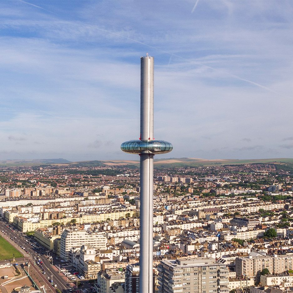 Brighton's i360 moving observation tower by Marks Barfield