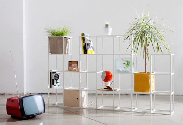 Supercake combines shelves and plant pots in modular system