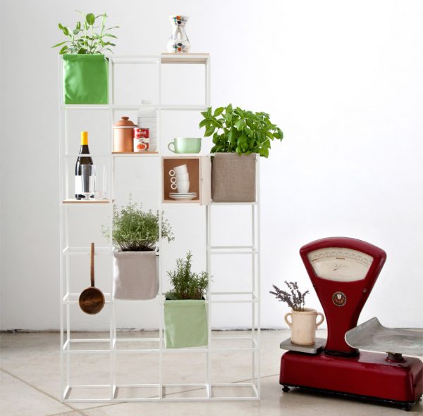 Supercake combines shelves and plant pots in modular system