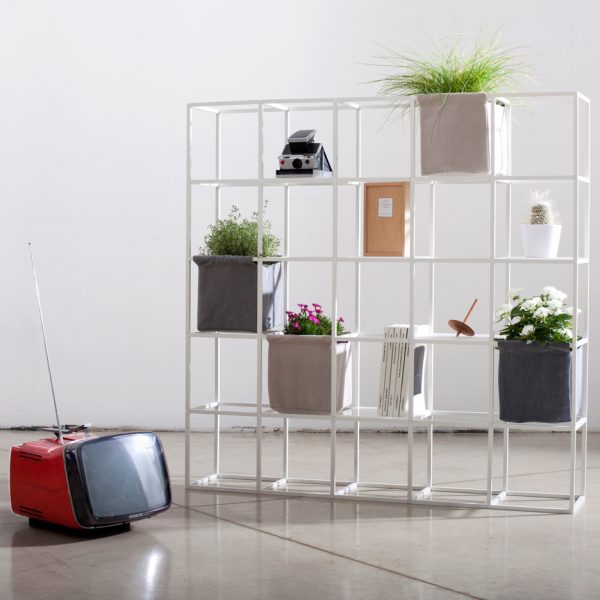 Supercake combines shelves and plant pots in modular system