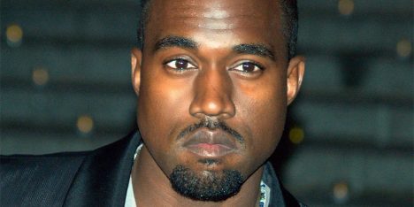 Rapper Kanye West at the Tribeca Film Festival