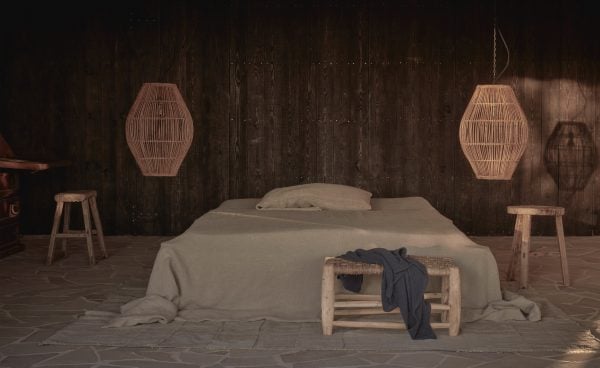 La Granja Ibiza is a members-only retreat with a rustic "back-to-basics" design