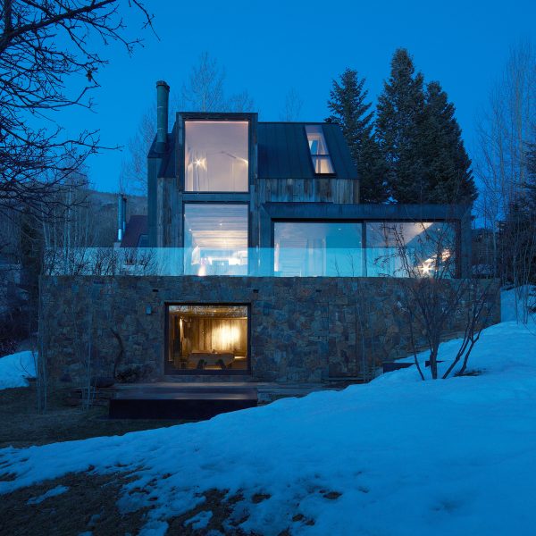 Oppenheim Architecture celebrates imperfections of La Muna chalet in Aspen during renovation