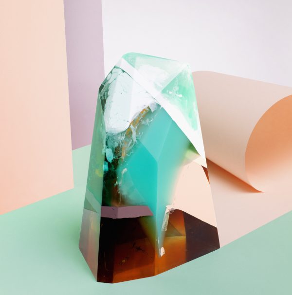 Zuza Mengham interprets perfume in resin for Sculpting Scent exhibition