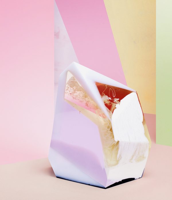Zuza Mengham interprets perfume in resin for Sculpting Scent exhibition