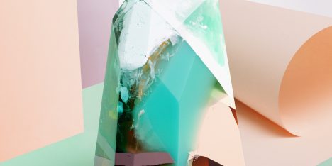 Zuza Mengham interprets perfume in resin for Sculpting Scent exhibition