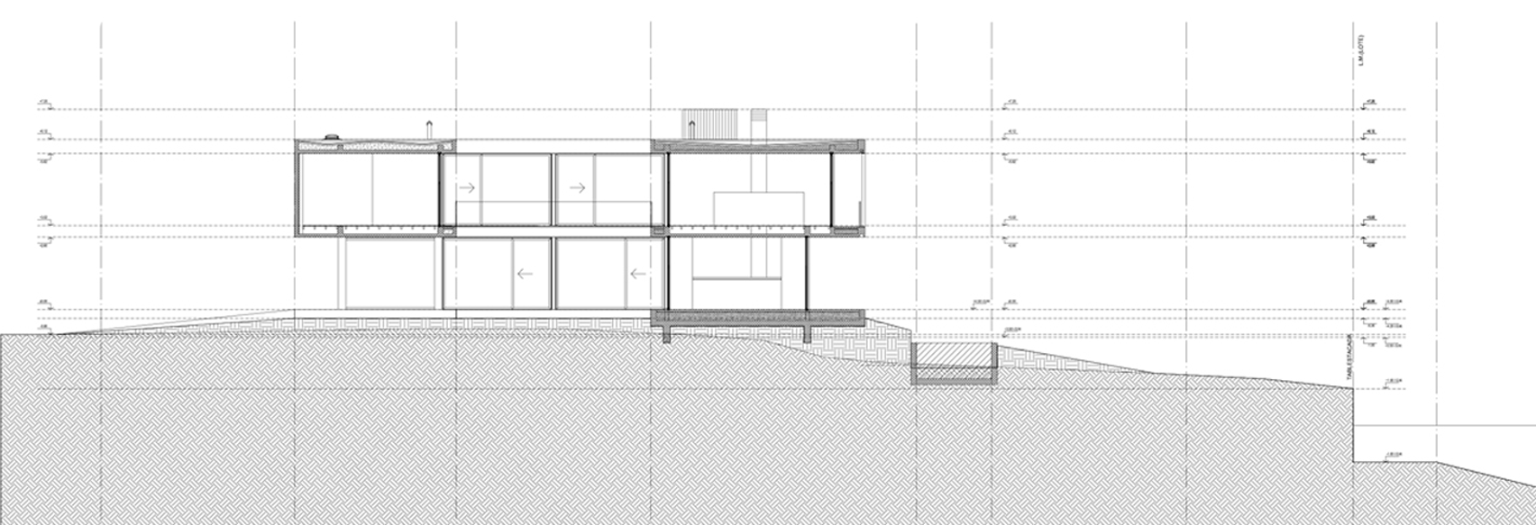 Moarqs and Ottolenghi Architects wrap Lamas House with concrete screen