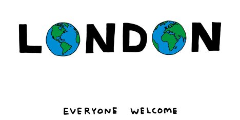 London is open campaign by Sadiq Khan and David Shrigley