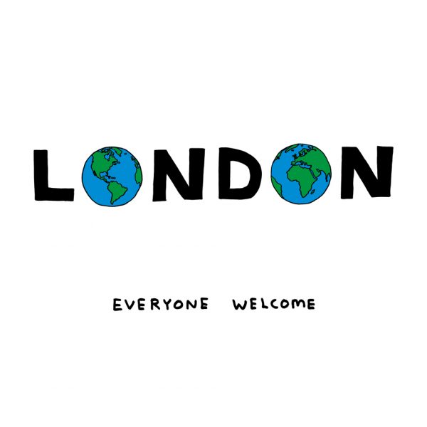 London is open campaign by Sadiq Khan and David Shrigley