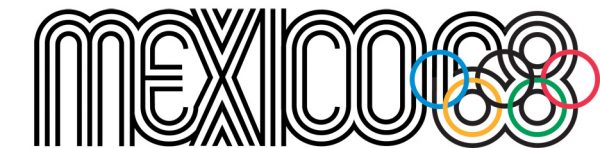 Logo of the 1968 Mexico Olympics