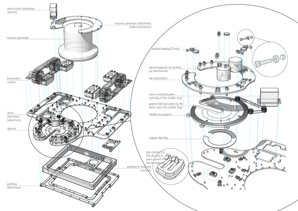 Mobile Robotic Fabrication System for Filament Structures