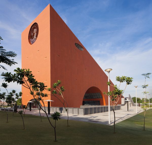 Archohm completes wedge-shaped socialism museum in northern India