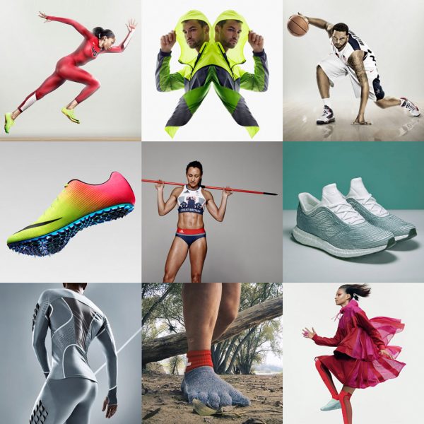 New Dezeen sportswear Pinterest board design
