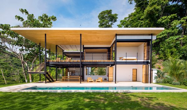 Benjamin Garcia Saxe's Ocean Eye House features movable wooden walls
