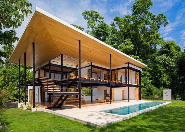 Benjamin Garcia Saxe's Ocean Eye House features movable wooden walls