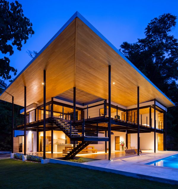 Benjamin Garcia Saxe's Ocean Eye House features movable wooden walls