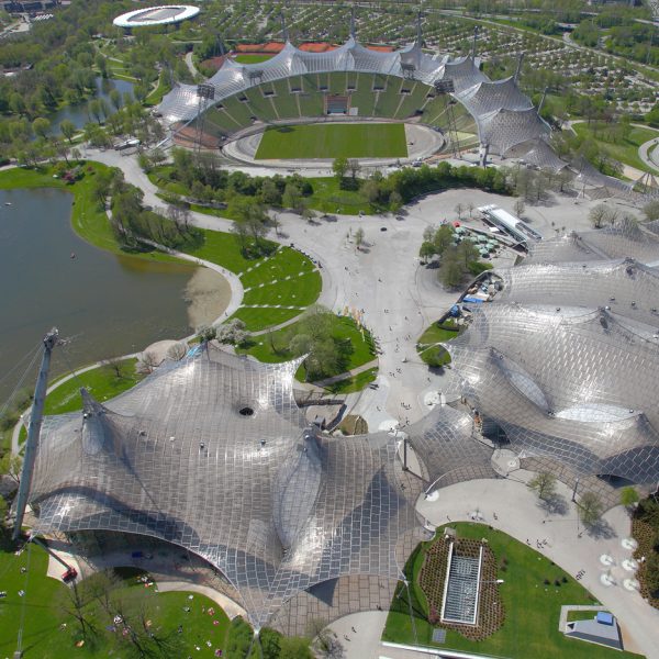 Olympiastadion München by Frei Otto, Munich 1972