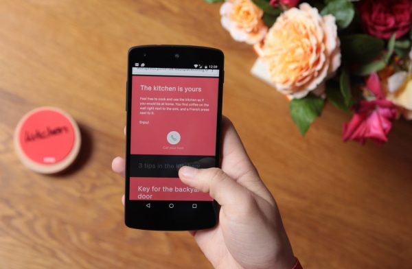 Kristian Knobloch's Ping system is a digital house manual for Airbnb guests