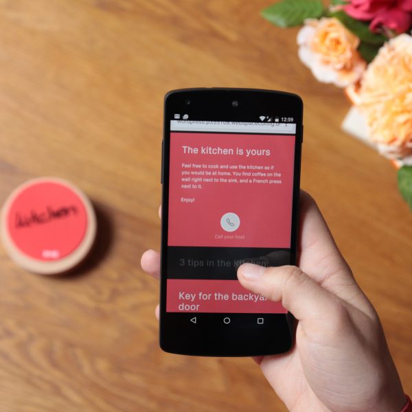 Kristian Knobloch's Ping system is a digital house manual for Airbnb guests