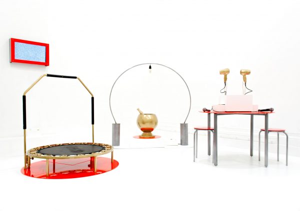 Inefficiency Machines installation by Meret Vollenweider and Wasabii Ng