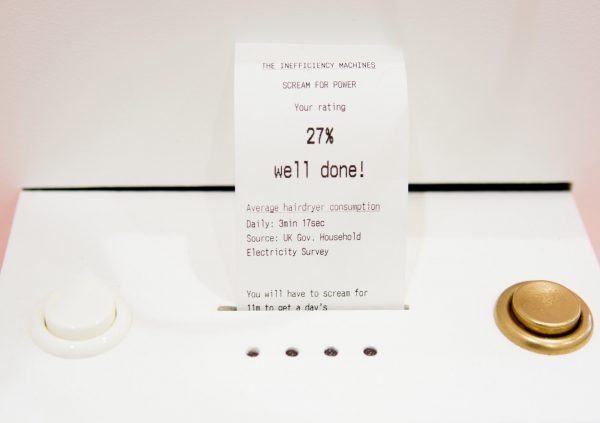 Inefficiency Machines installation by Meret Vollenweider and Wasabii Ng