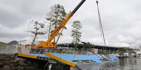 Sailing ramp collapses ahead of Rio de Janeiro Olympics