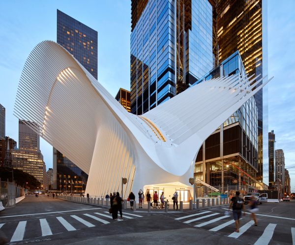 World Trade Center Transportation Hub Oculus by Santiago Calatrava