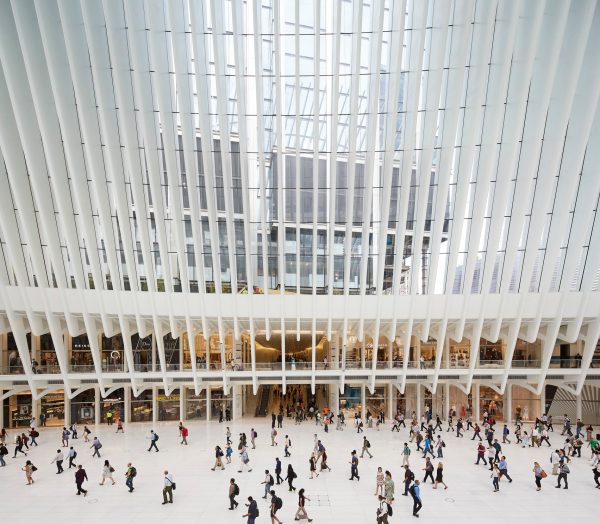 World Trade Center Transportation Hub Oculus by Santiago Calatrava