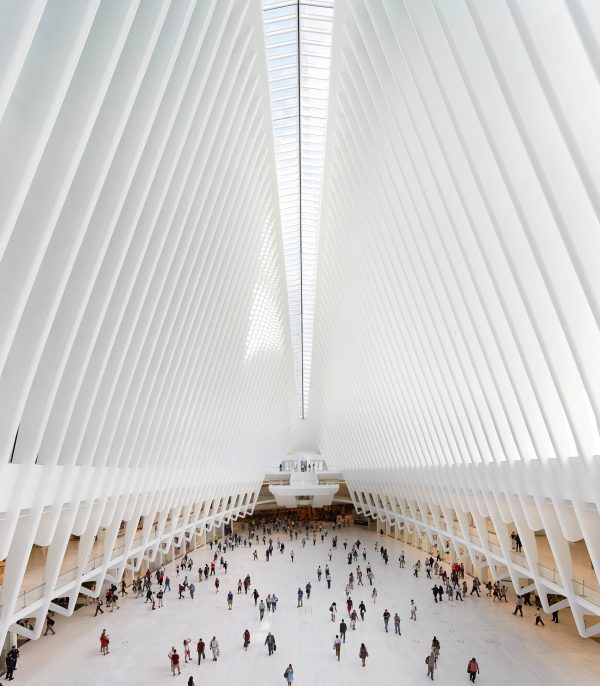 World Trade Center Transportation Hub Oculus by Santiago Calatrava
