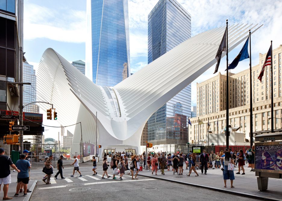 World Trade Center Transportation Hub Oculus by Santiago Calatrava
