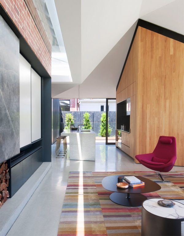 Matt Gibson's Shadow House extension stands in the shade of an Edwardian home
