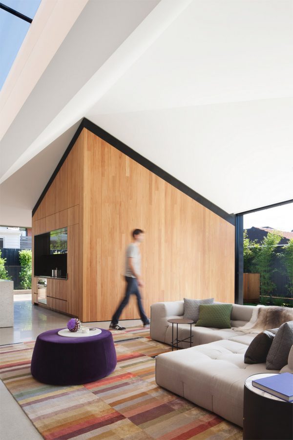 Matt Gibson's Shadow House extension stands in the shade of an Edwardian home