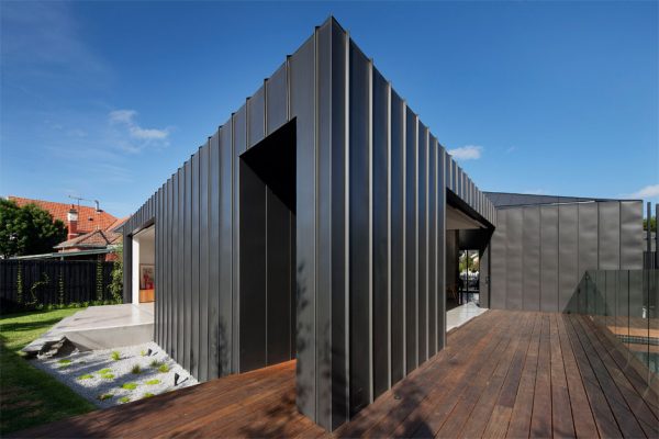 Matt Gibson's Shadow House extension stands in the shade of an Edwardian home