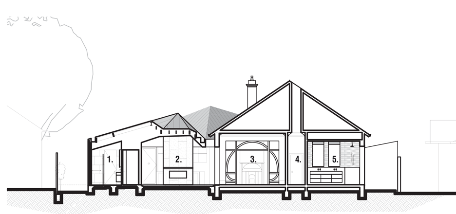 Matt Gibson's Shadow House extension stands in the shade of an Edwardian home