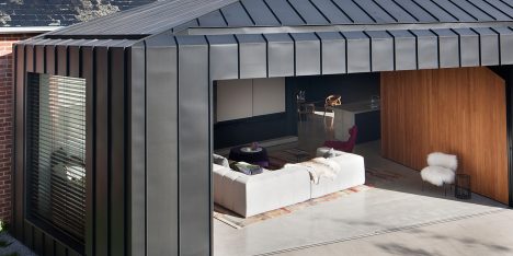 Matt Gibson's Shadow House extension stands in the shade of an Edwardian home