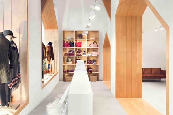 Pauzarq adds house-shaped archways to Sketch concept store in Spain