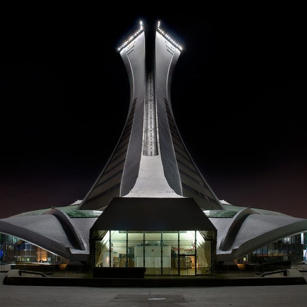 Montreal Olympic Stadium by Roger Taillibert, Montreal 1976