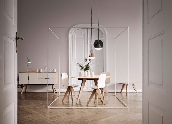 Outofstock designs geometric felt lamps for Bolia