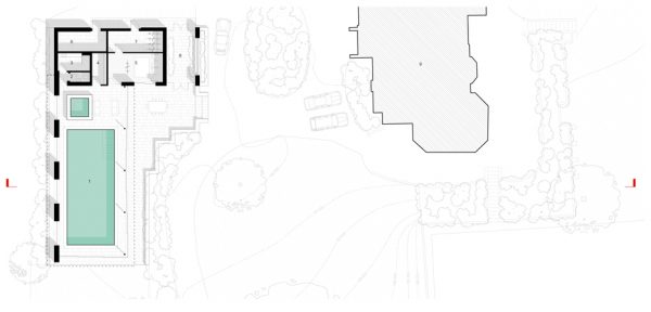 The Pool House in Haslemere by Re-Format