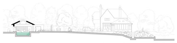 The Pool House in Haslemere by Re-Format