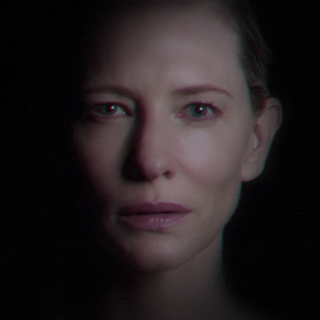 Cate Blanchett's face gradually wares away in John Hillcoat's music video for Massive Attack's