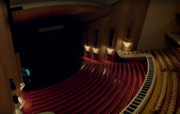 Dorothy Chandler Pavilion by Welton Becket in Spike Jonze's Kenzo perfume advert