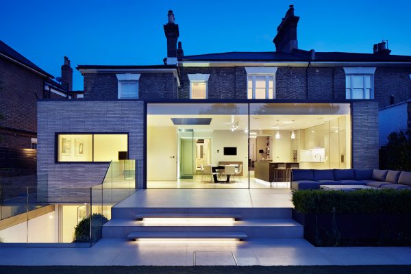 Studio Octopi adds glass-fronted extension to White Lodge house in London