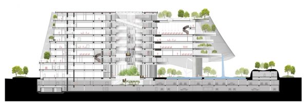 MAD architects designs Xinhee Design Centre
