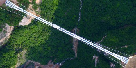 World's tallest and longest glass bridge opens in China